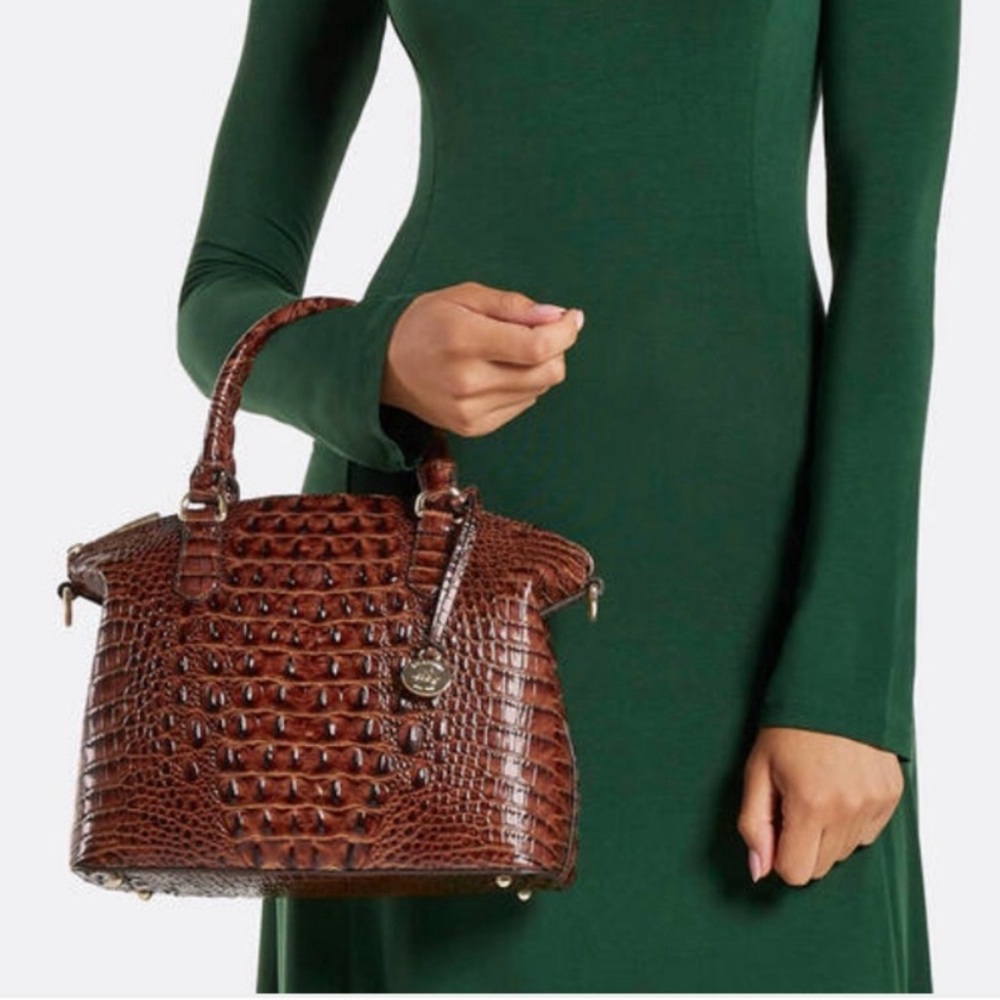 Brahmin Medium Duxbury Satchel, Pecan
